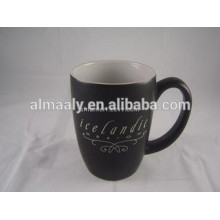 tasse de café tasse de pierre noire